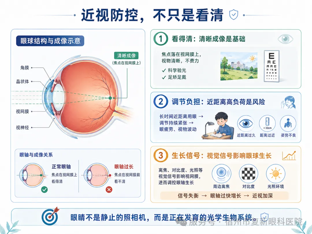 图2｜近视防控不只是看清：还要看调节负担和生长信号